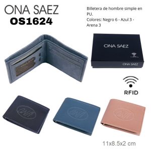 OS1624 BILLETERA DE HOMBRE ONA SAEZ
