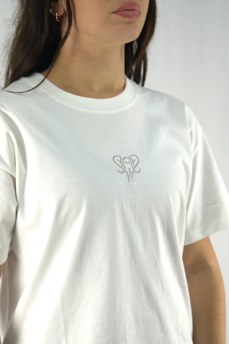 Oversize Foundation T-shirt Snow - Imagen 5