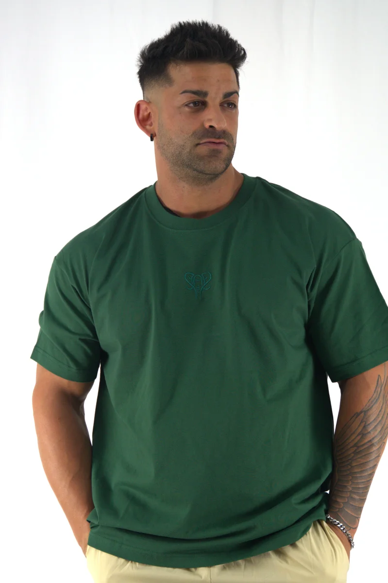 Oversize Foundation T-shirt Viridian - Imagen 5
