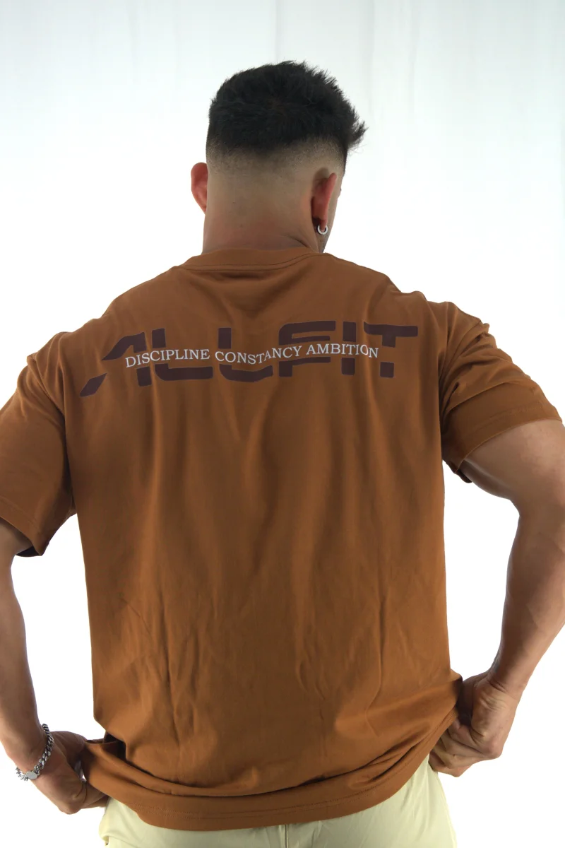 Oversize Foundation T-shirt Café - Imagen 6