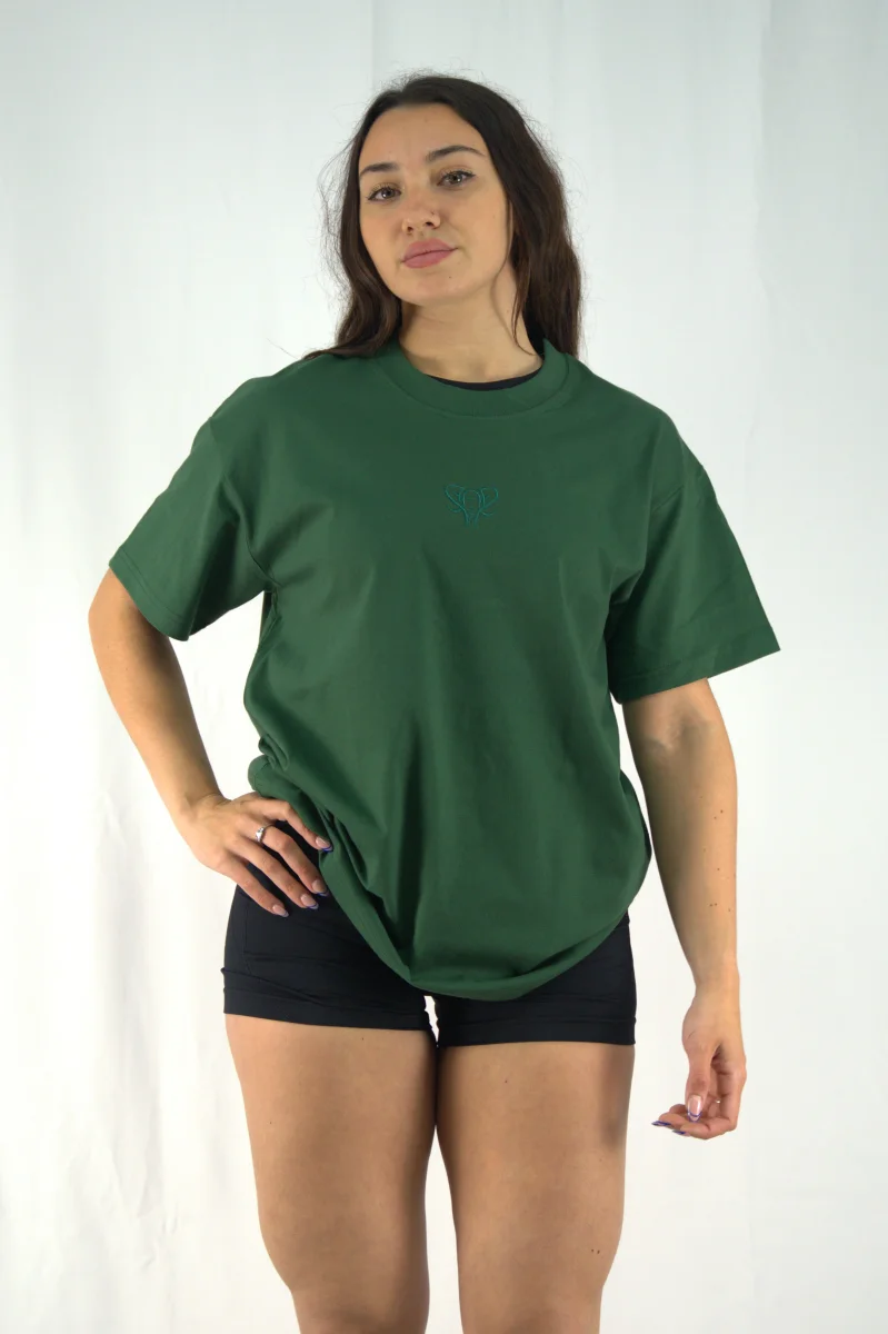 Oversize Foundation T-shirt Viridian - Imagen 7