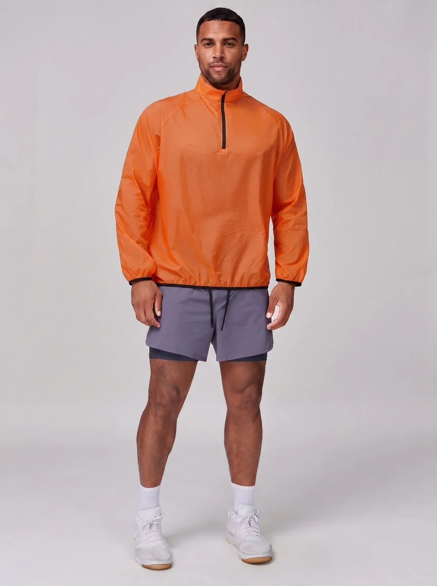 Lightweight Stand Collar Windbreaker - Imagen 5
