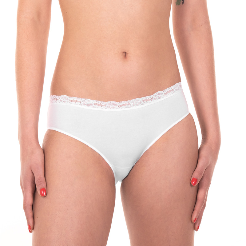 Pack 2 Braguitas Bikini 9501 Algodón con Puntilla Pecado Original - Imagen 7