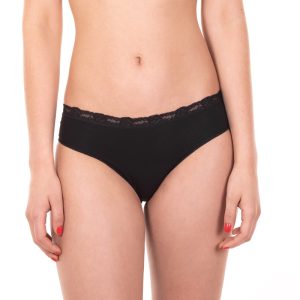 Pack 2 Braguitas Bikini 9501 Algodón con Puntilla Pecado Original
