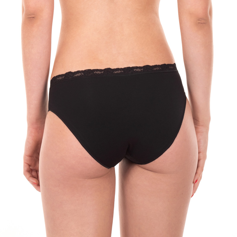 Pack 2 Braguitas Bikini 9501 Algodón con Puntilla Pecado Original - Imagen 3