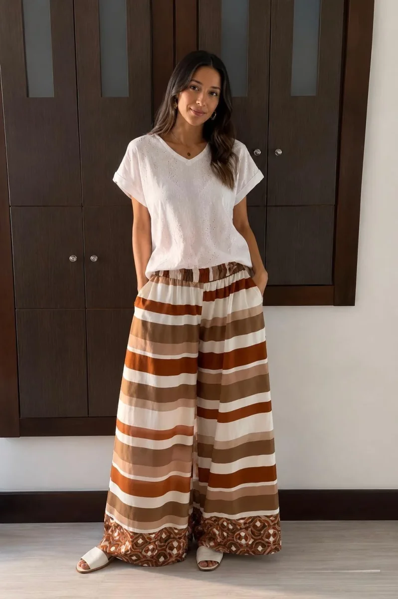 Pantalón "Ancho" Estampado - Imagen 4