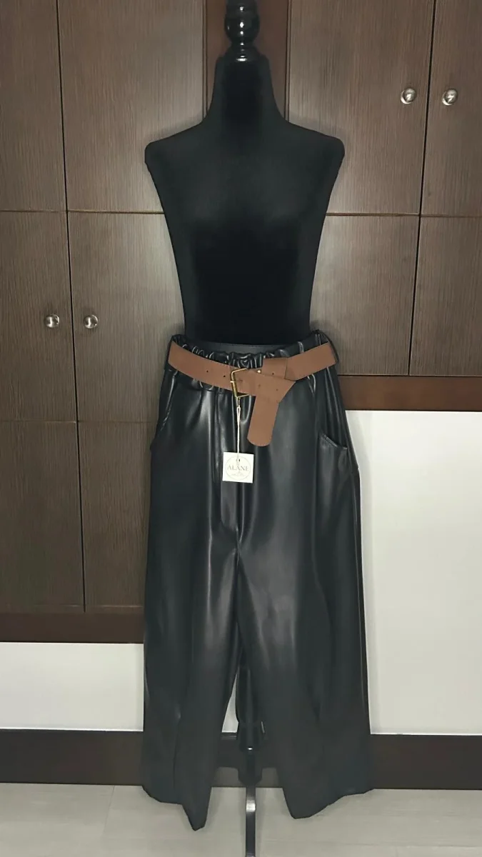 Pantalón Polipiel Tiro Caído - Imagen 3