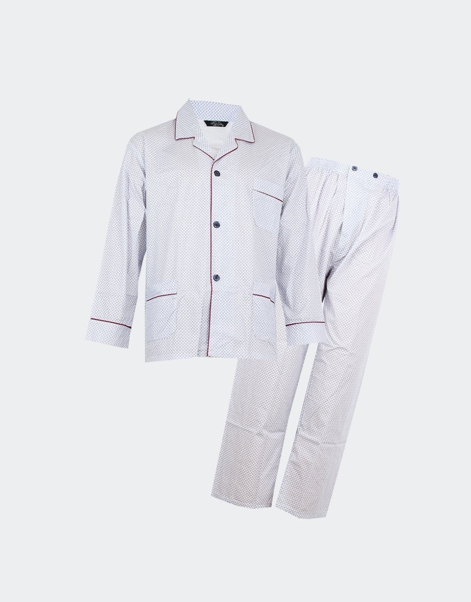 pijama tela hombre florecillas - Imagen 2
