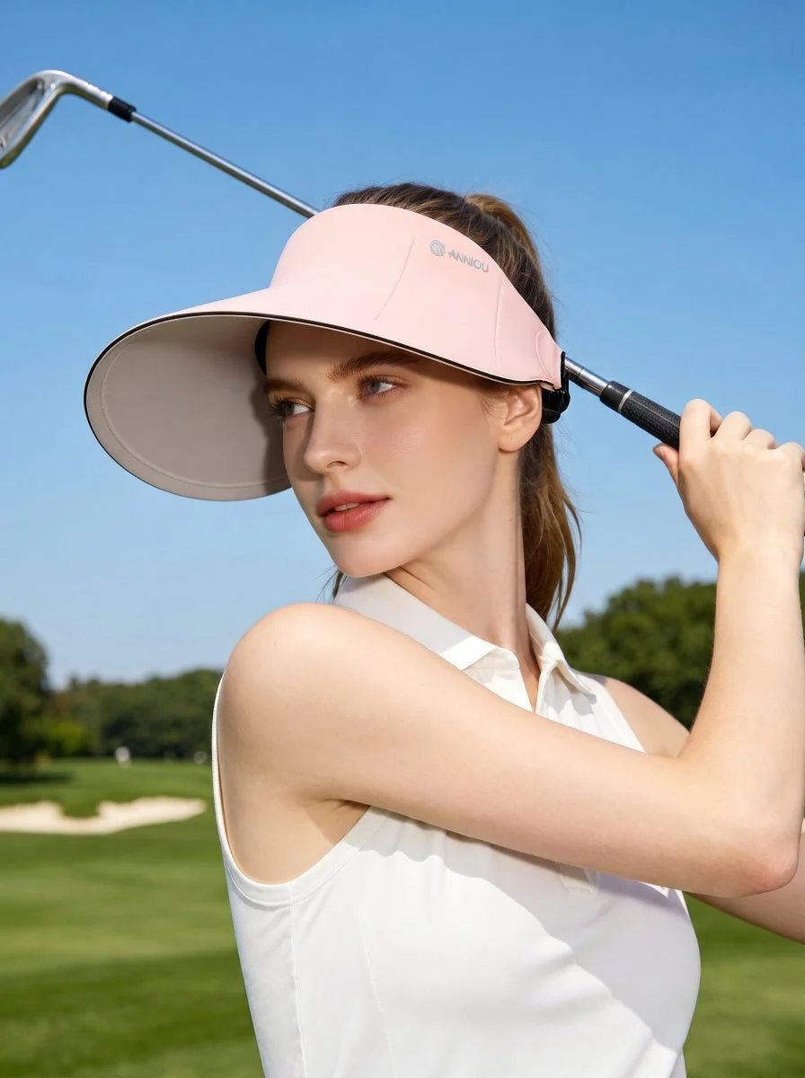 Seamless Foldable Visor Sun Hat UPF50+