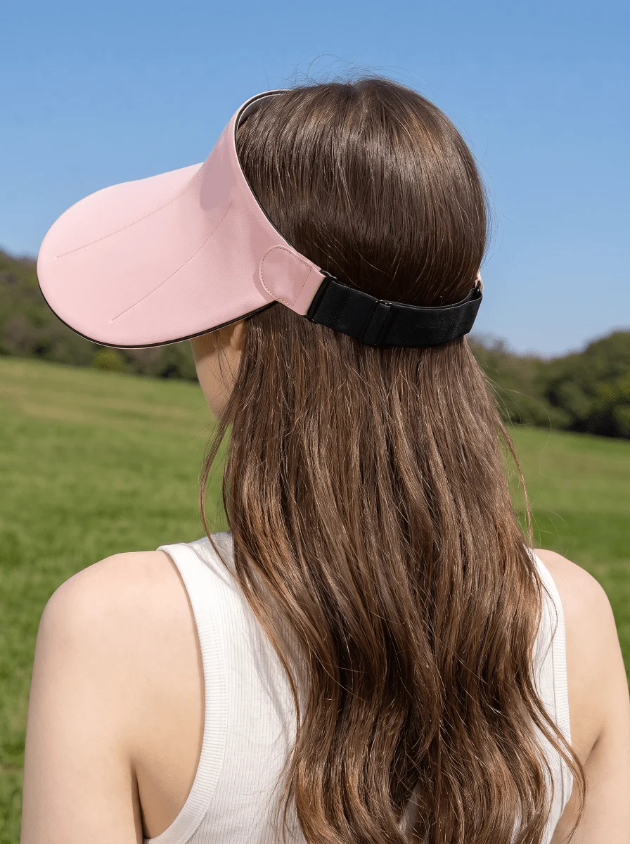 Seamless Foldable Visor Sun Hat UPF50+ - Imagen 4