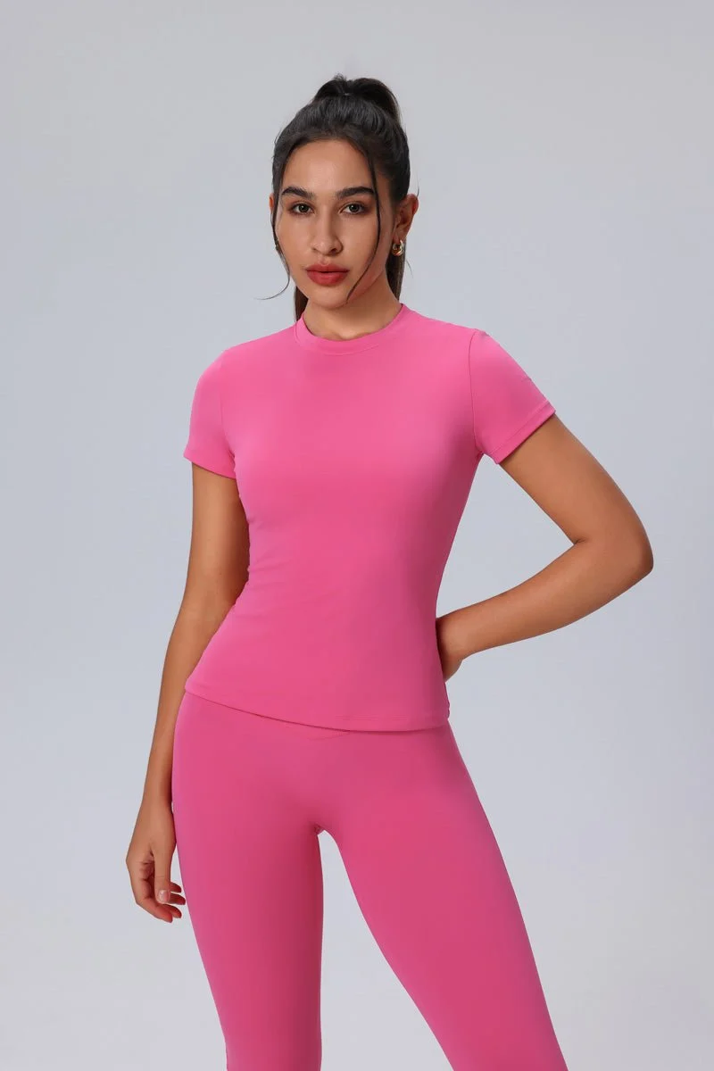 Short Sleeve Yoga T-Shirt - Imagen 2