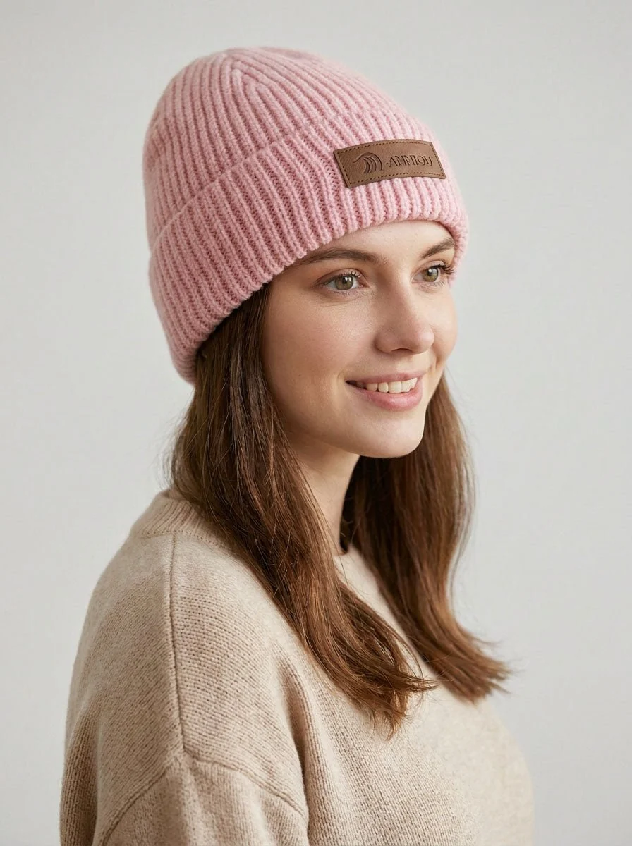 Women Korean Ear Flap Knit Beanie Hat - Imagen 6