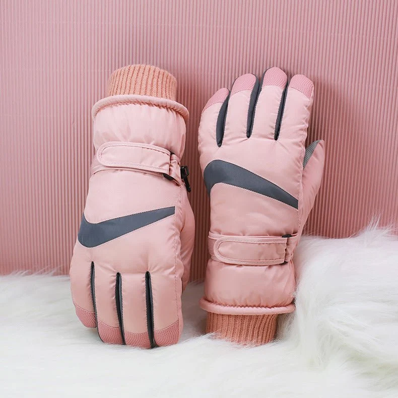 Stripe Waterproof Ski Gloves - Imagen 3