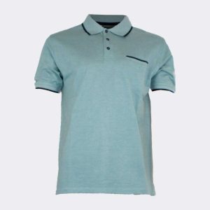 Polo hombre punto piqué MANGA CORTA liso vigoré