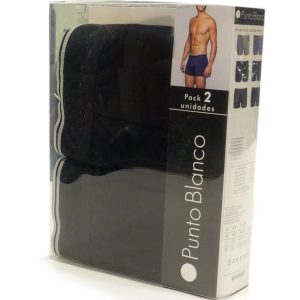 Pack Bóxers de Bambú Hombre Punto Blanco – Ultra Suaves y Transpirables 33307