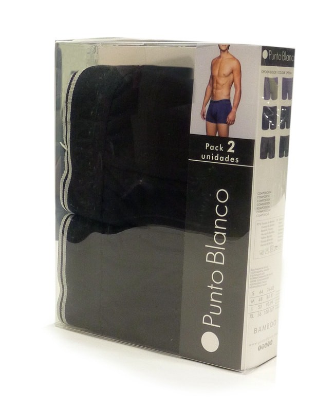 Pack Bóxers de Bambú Hombre Punto Blanco – Ultra Suaves y Transpirables 33307 - Imagen 2