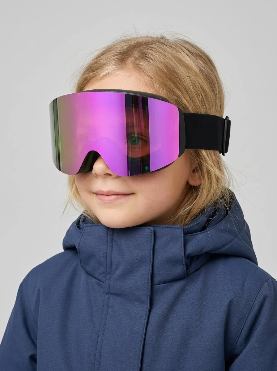 Children Magnetic Cylindrical Anti‑Fog Ski Goggles - Imagen 4