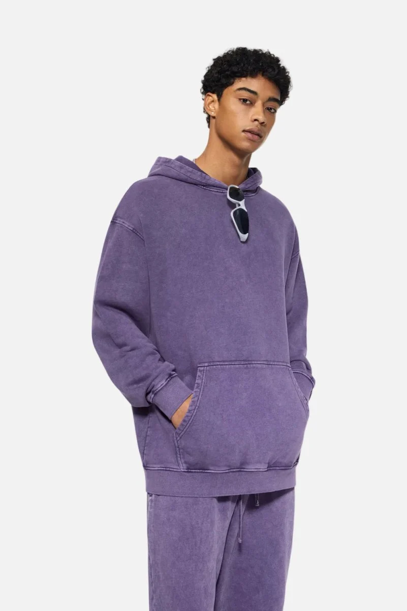 Heavyweight Wax-Dyed Vintage Hoodie - Imagen 7
