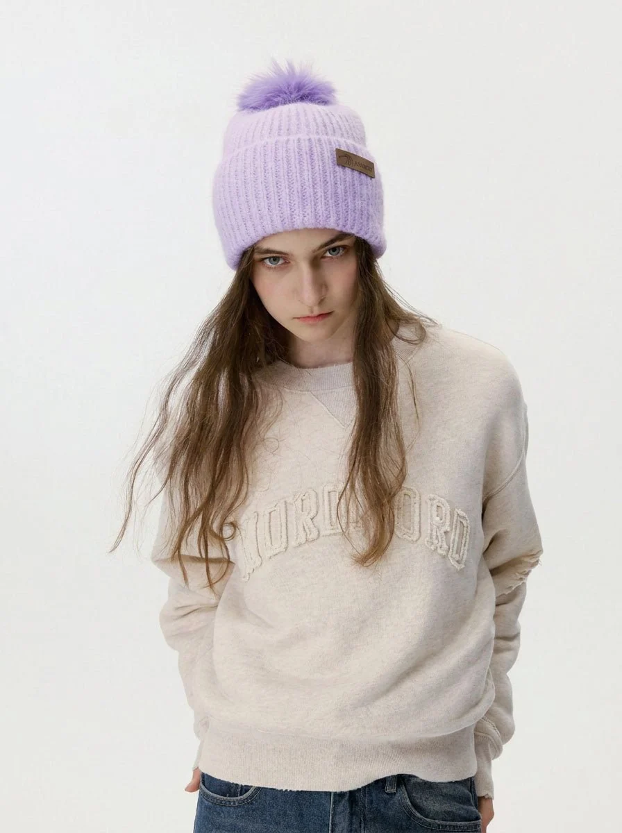 Women Cashmere Blend Pom Knit Beanie Hat - Imagen 9