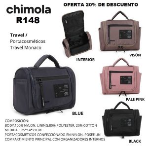 R148 PORTACOSMETICOS TRAVEL MONACO