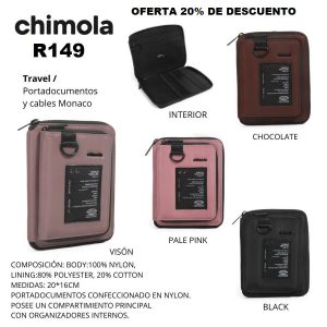 R149 PORTAPASAPORTE Y CABLES MONACO