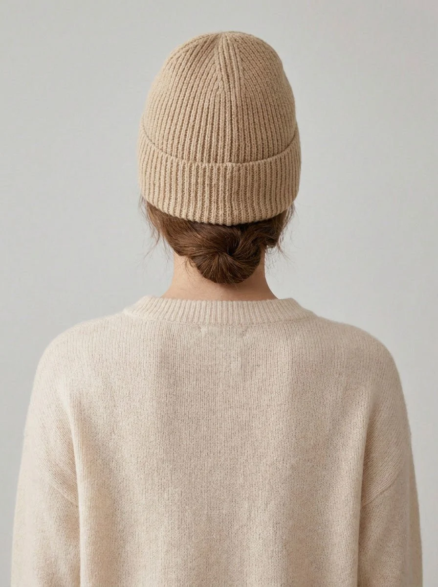 Women Korean Ear Flap Knit Beanie Hat - Imagen 4