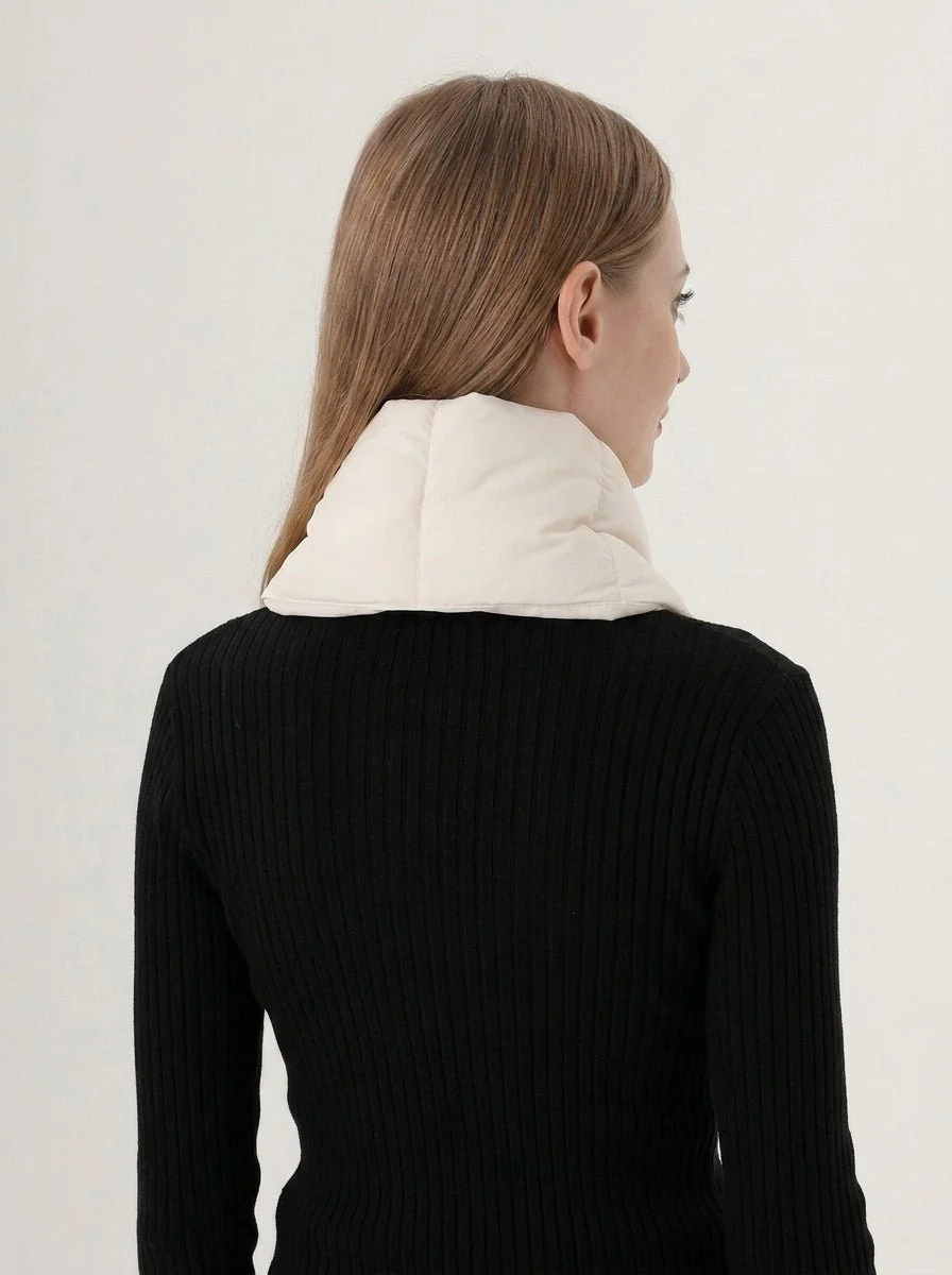 Women Padded Warm Scarf - Imagen 3