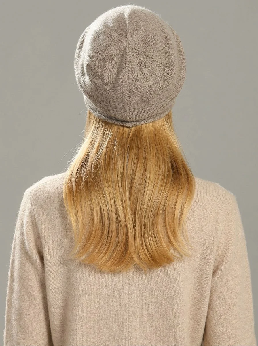 Women Slouchy Knitted Beanie Hat - Imagen 4