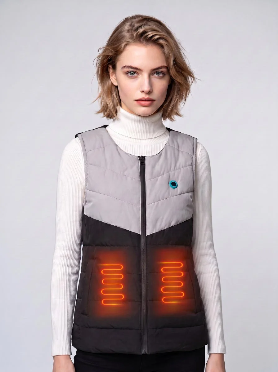 Women's Single Button Heated Gilet - Imagen 5