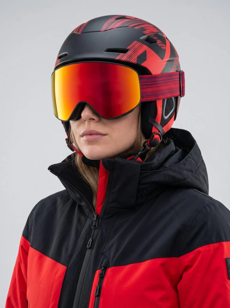 HD Double‑Layer Anti‑Fog Anti‑Scratch Ski Snow Goggles - Imagen 4
