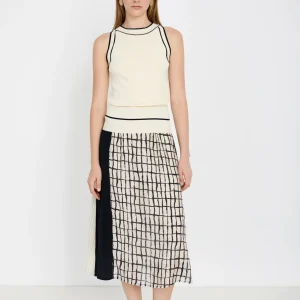Falda Patchwork Negra SKATIE
