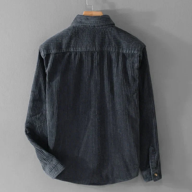 Sobrecamisa de pana suave - LONDON - Imagen 5
