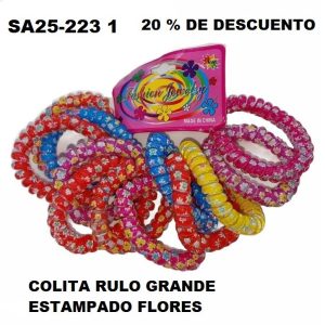 SA25-223-1 RULO GRANDE ESTAMPADO FLORES 20% DE DESCUENTO