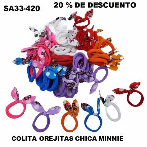 SA33-420 COLITA OREJAS CHICA MINNIE 20% DE DESCUENTO