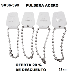 SA36-399 PULSERAS ACERO