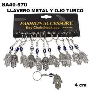 SA40-570 LLAVEROS MINIMO 12 UNIDADES 1 BLISTER