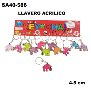 SA40-586 LLAVEROS MINIMO 12 UNIDADES 1 BLISTER