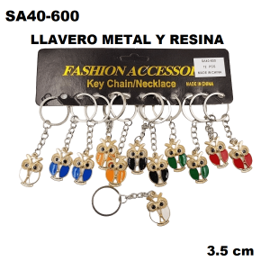 SA40-600 LLAVEROS MINIMO 12 UNIDADES 1 BLISTER