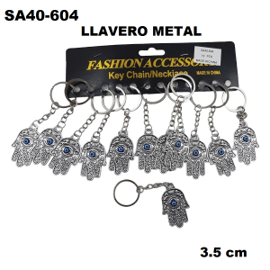 SA40-604 LLAVEROS MINIMO 12 UNIDADES 1 BLISTER