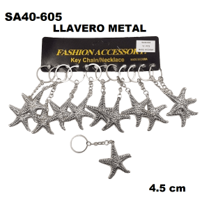 SA40-605 LLAVEROS MINIMO 12 UNIDADES 1 BLISTER