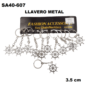 SA40-607 LLAVEROS MINIMO 12 UNIDADES 1 BLISTER