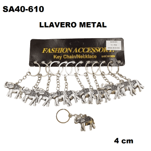 SA40-610 LLAVEROS MINIMO 12 UNIDADES 1 BLISTER