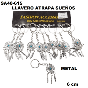 SA40-615 LLAVEROS MINIMO 12 UNIDADES 1 BLISTER