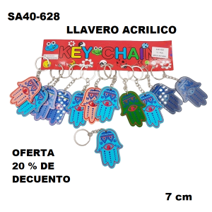 SA40-628 LLAVEROS MINIMO 12 UNIDADES 1 BLISTER