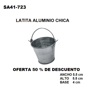 SA41-723 MACETA METAL CHICA