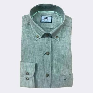 Camisa hombre manga larga color liso