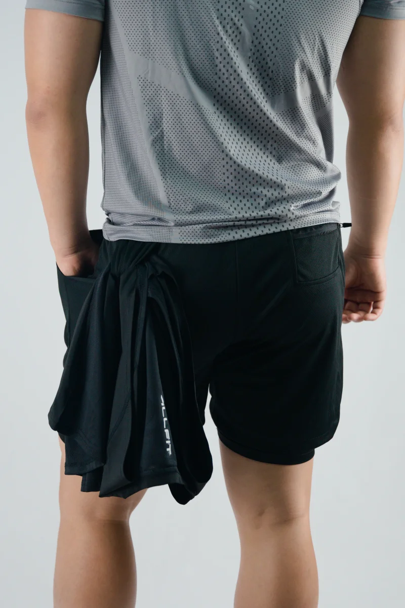Duomode Shorts 2 en 1 Negro - Imagen 6