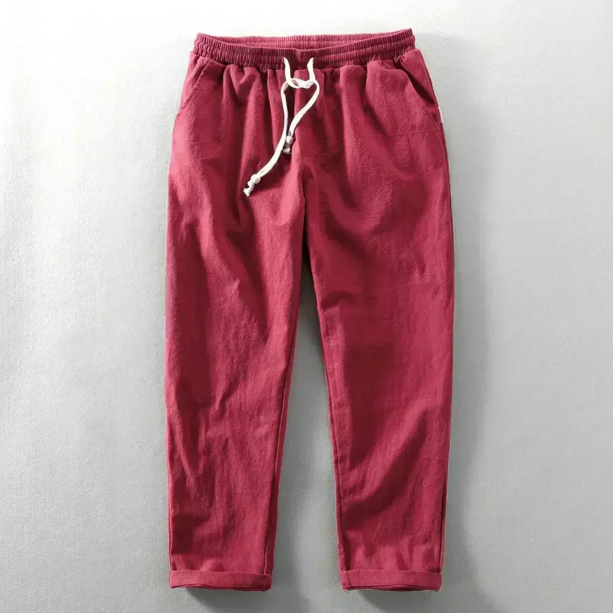 Pantalones Daniel de algodón y lino - Imagen 6