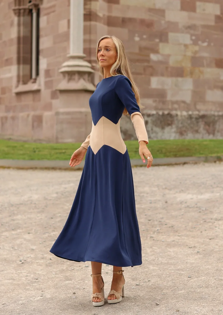 Vestido Seika marino - Imagen 2