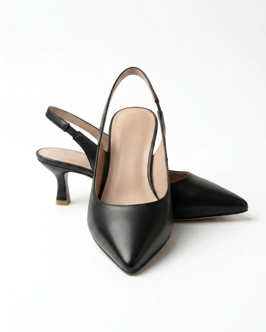 Tacones destalonados elegantes de punta fina - Elena - Imagen 4